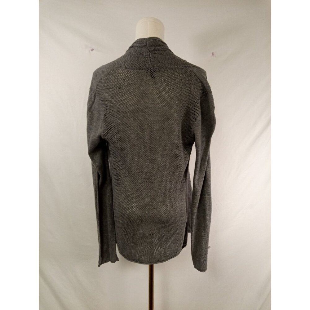 Express Women's Gray Knit Cardigan Duster Sweater Size Medium - Picture 4 of 6